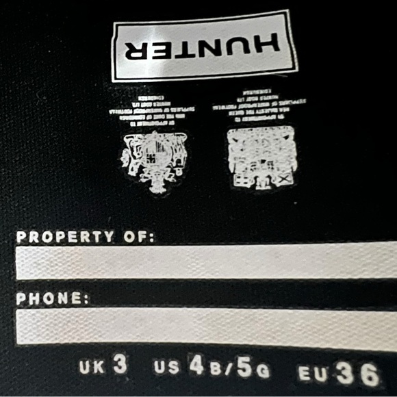 🌻NEW HUNTER Big Kids Original Giant Glitter Rain Boots Size 4 Boy / 5 Girl - Picture 12 of 14